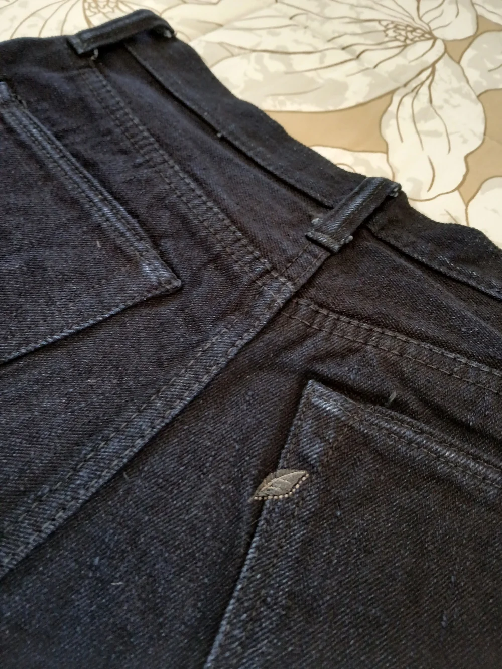 Pure Blue Japan 17oz 019 Double Indigo Slubby Denim Jeans - Picture 7 of 10